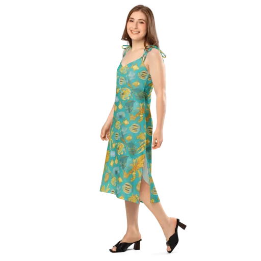 Sunlit Shoals on a Slip Dress