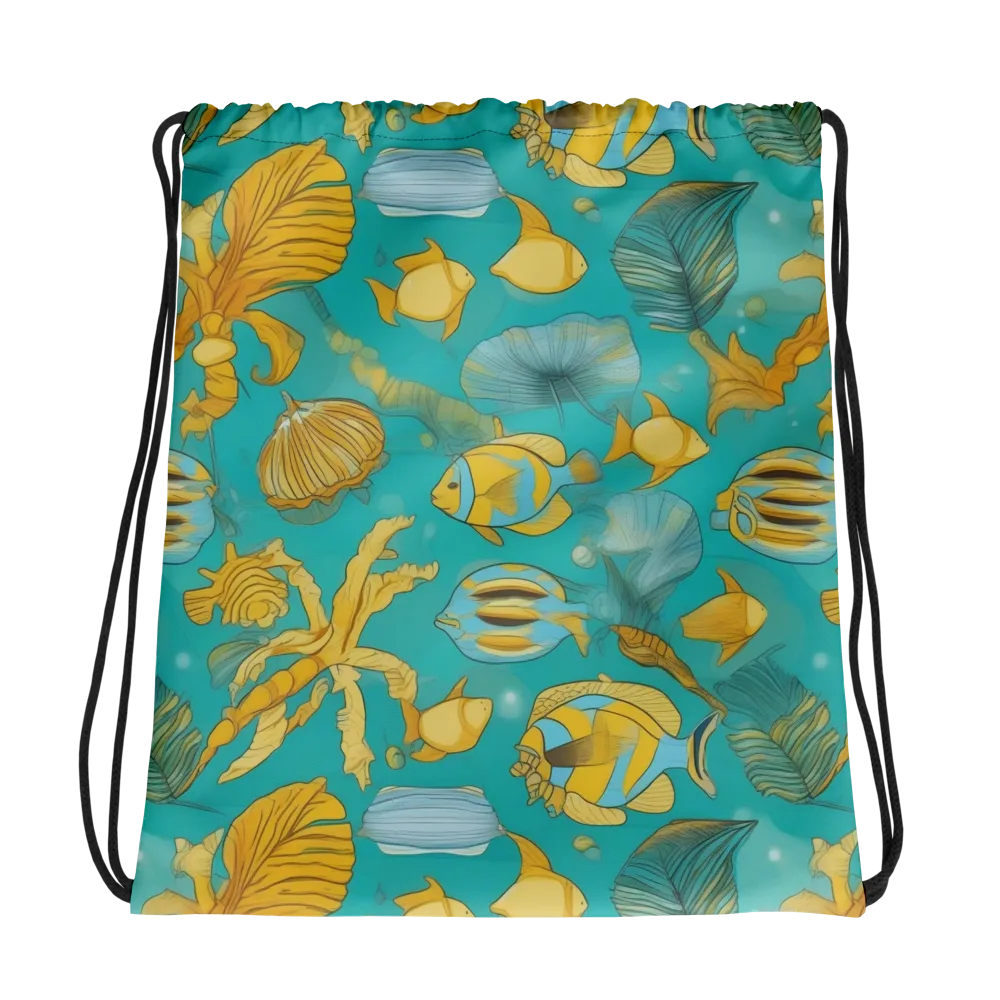 Sunlit Shoals on Drawstring Bag — Photo