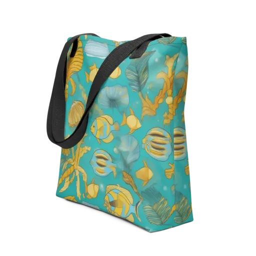 Sunlit Shoals on a Tote Bag