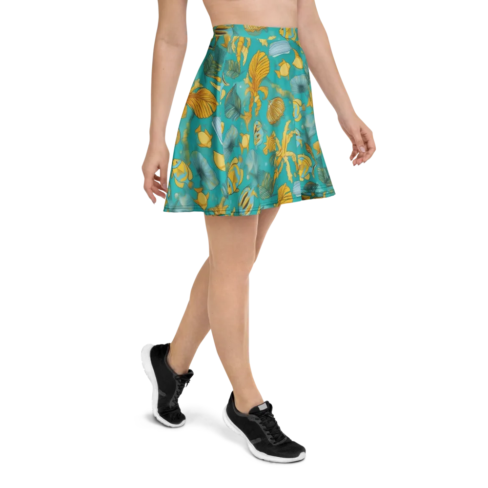 Sunlit Shoals on Skater Skirt — Right