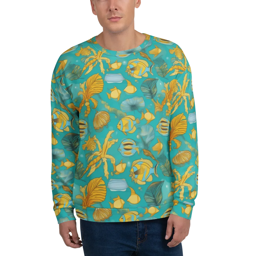 Sunlit Shoals on Sweatshirt — Front