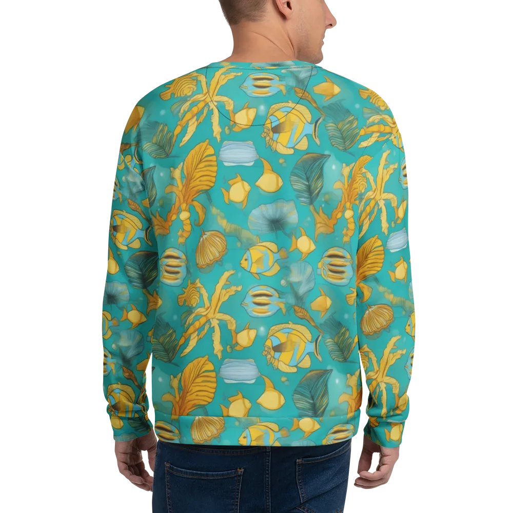 Sunlit Shoals on Sweatshirt — Back