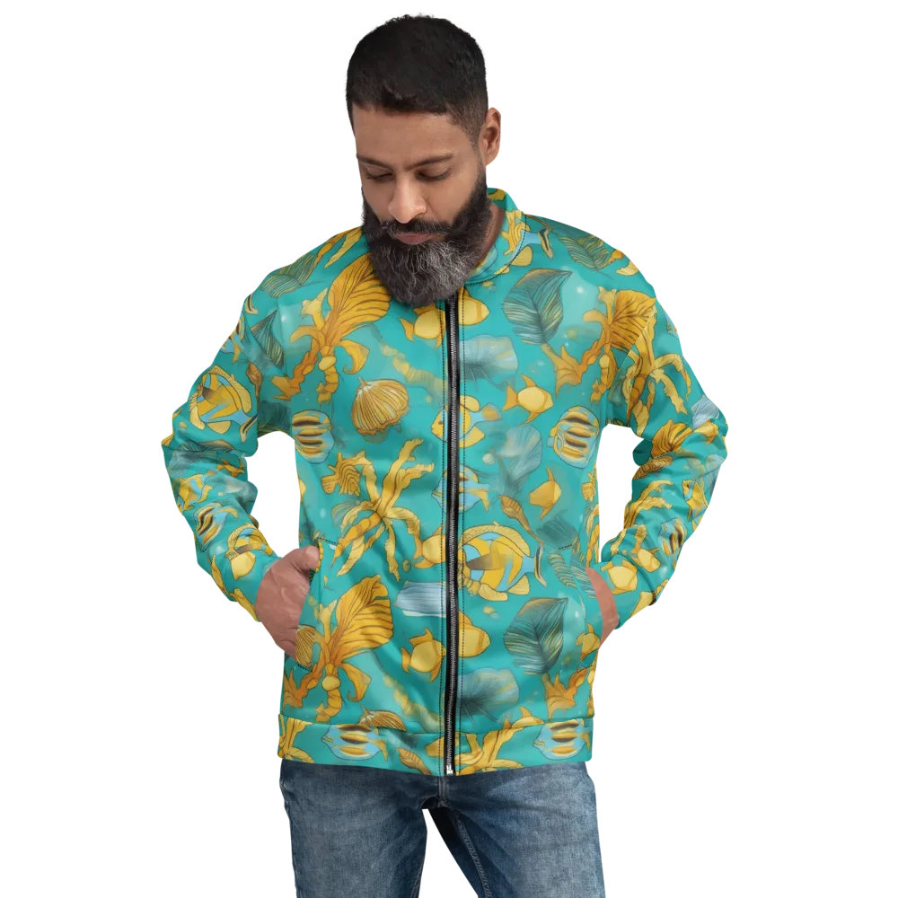 Sunlit Shoals on Bomber Jacket — Front