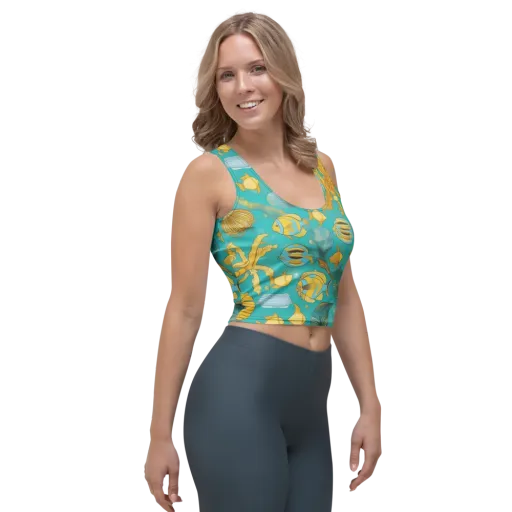 Sunlit Shoals on a Crop Top