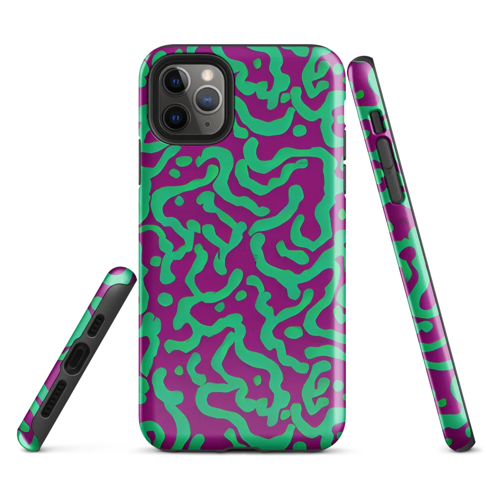 Ultraviolet Drift on Tough Case for iPhone® — Front