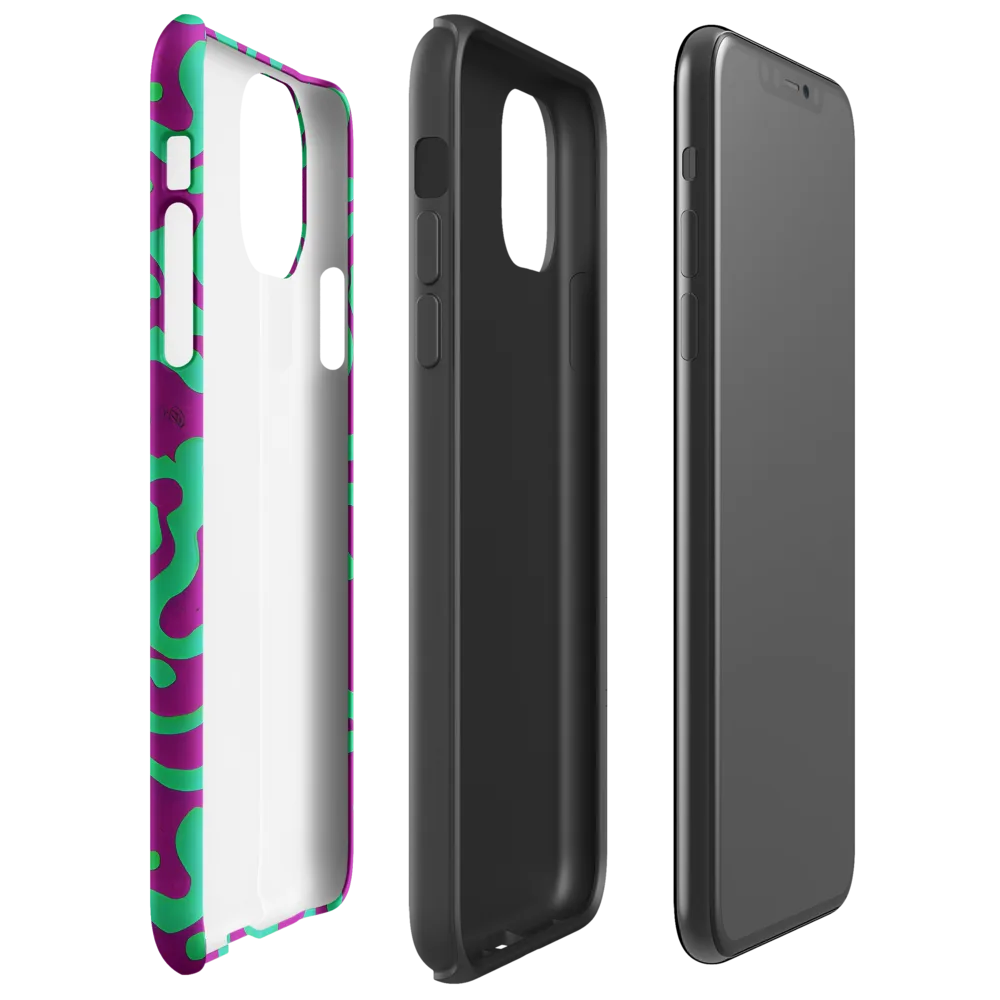 Ultraviolet Drift on Tough Case for iPhone® — Right