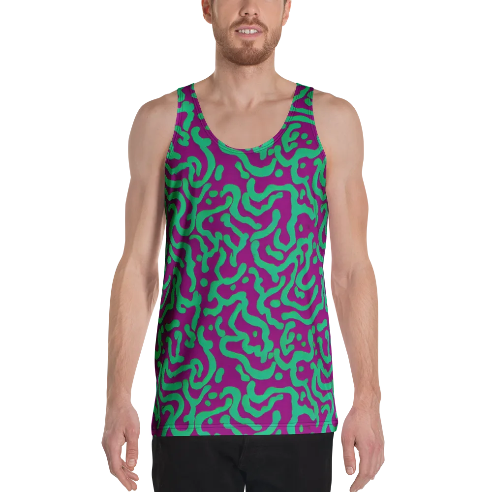 Ultraviolet Drift on Men's Tank Top — Front