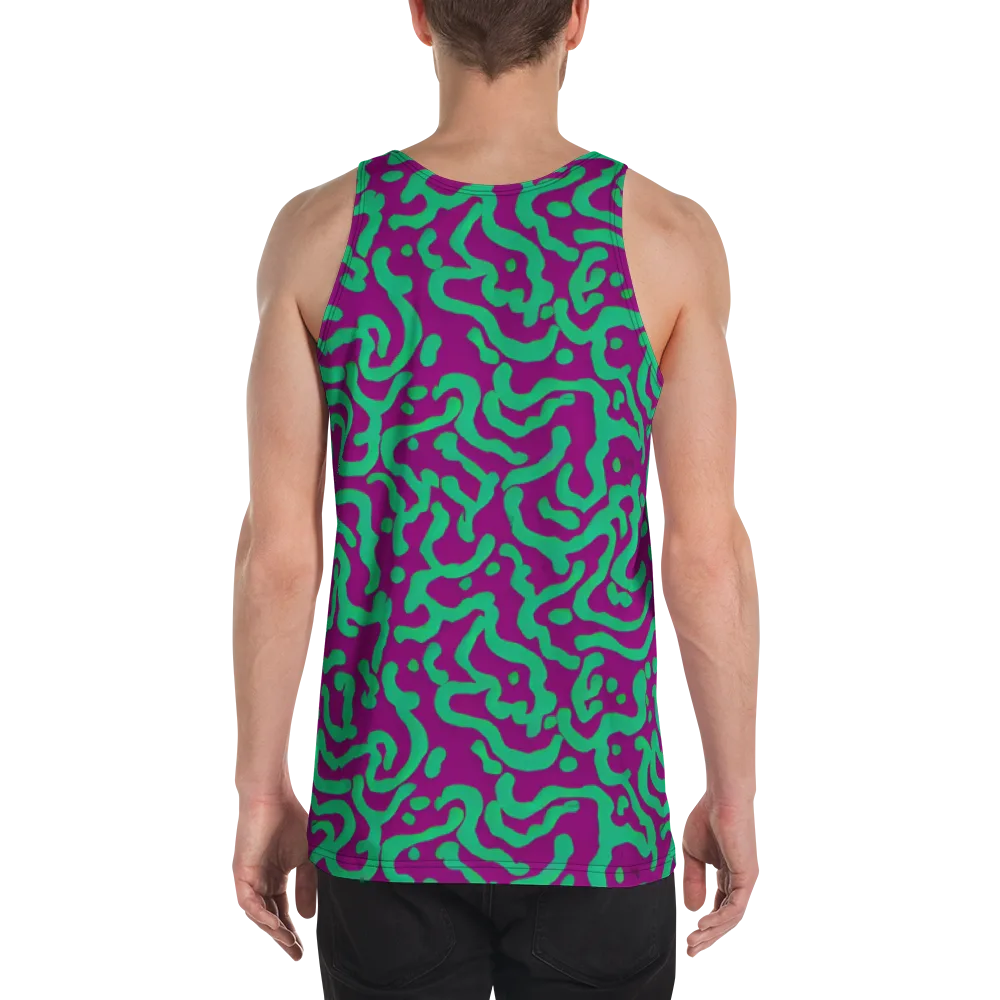 Ultraviolet Drift on Men's Tank Top — Back