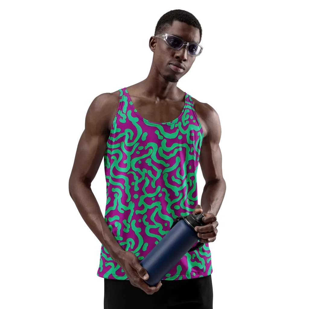 Ultraviolet Drift on Men's Tank Top — Front