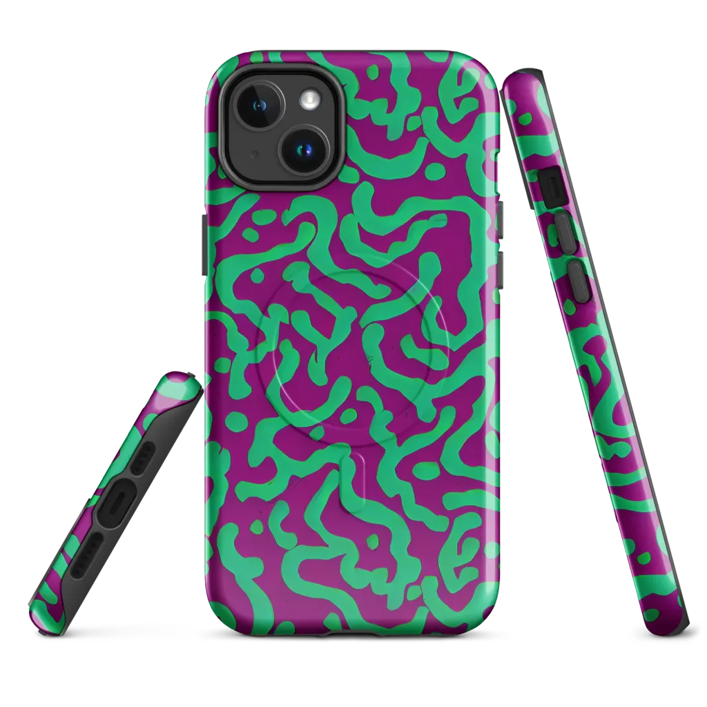 Ultraviolet Drift on MagSafe Tough Case for iPhone® — Front