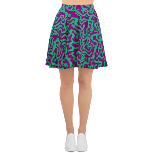 Ultraviolet Drift on a Skater Skirt