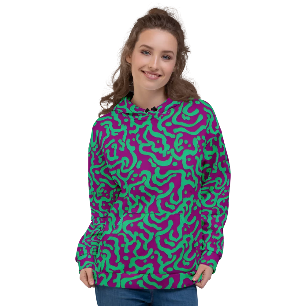Ultraviolet Drift on Hoodie — Front