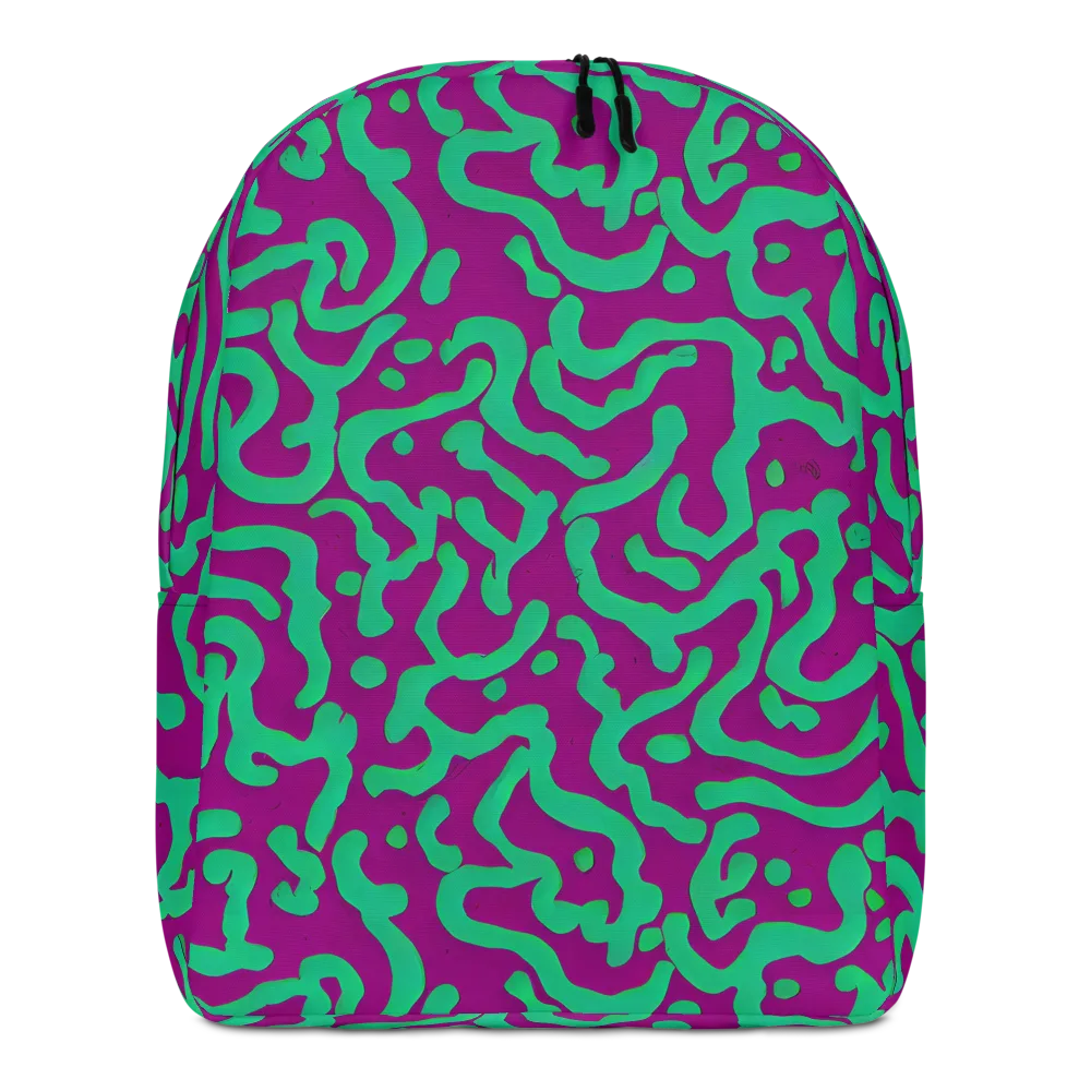 Ultraviolet Drift on Minimalist Backpack — Front