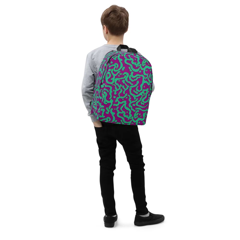 Ultraviolet Drift on Minimalist Backpack — Right Front