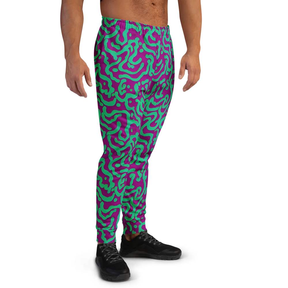 Ultraviolet Drift on Men's Joggers — Right