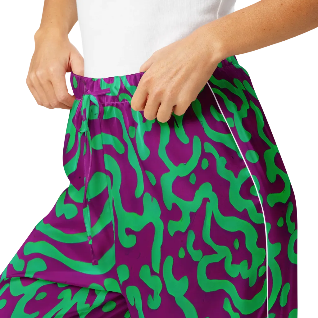 Ultraviolet Drift on Women's Pajama Pants — Product details