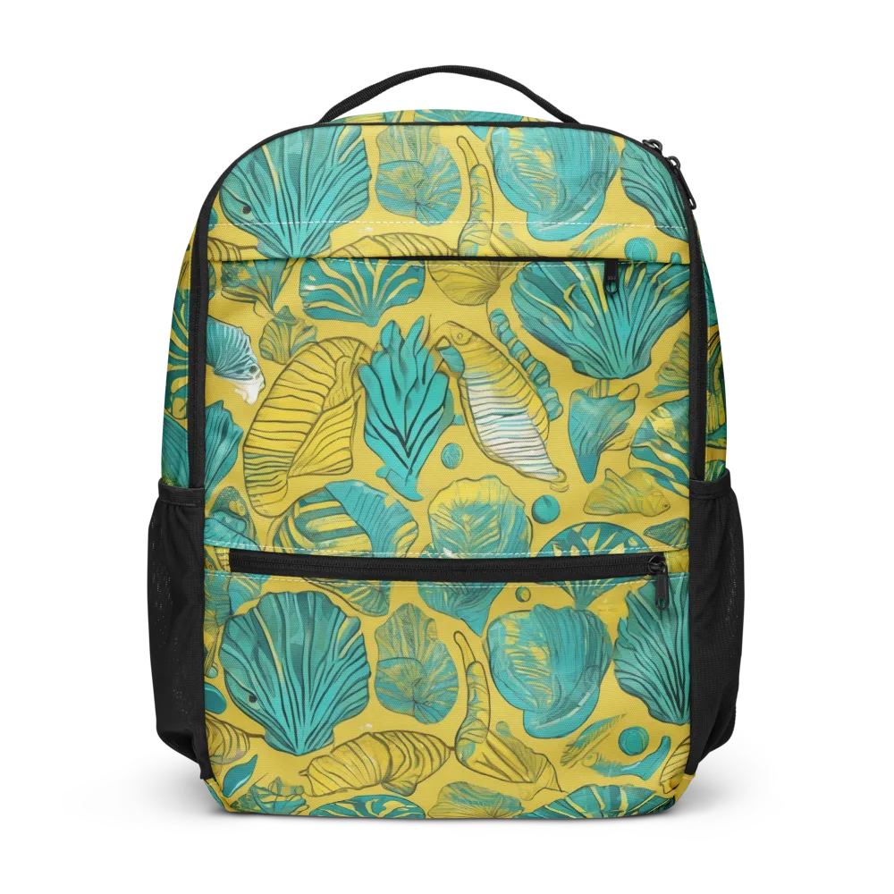 Tropical Tidal on Utility Backpack — Front