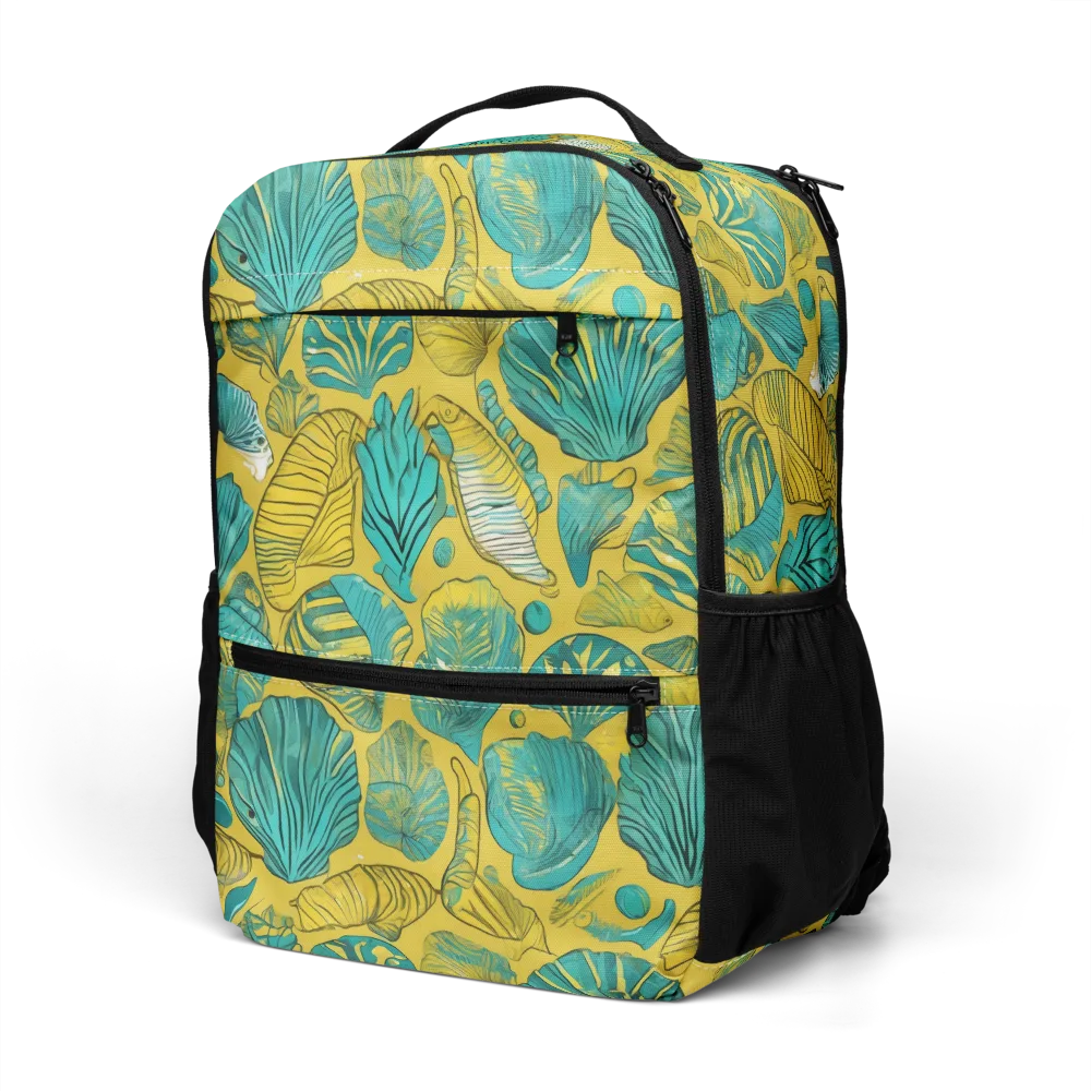Tropical Tidal on Utility Backpack — Left Front