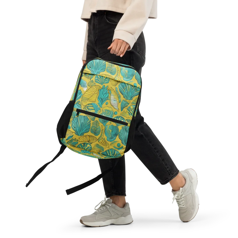 Tropical Tidal on Utility Backpack — Front