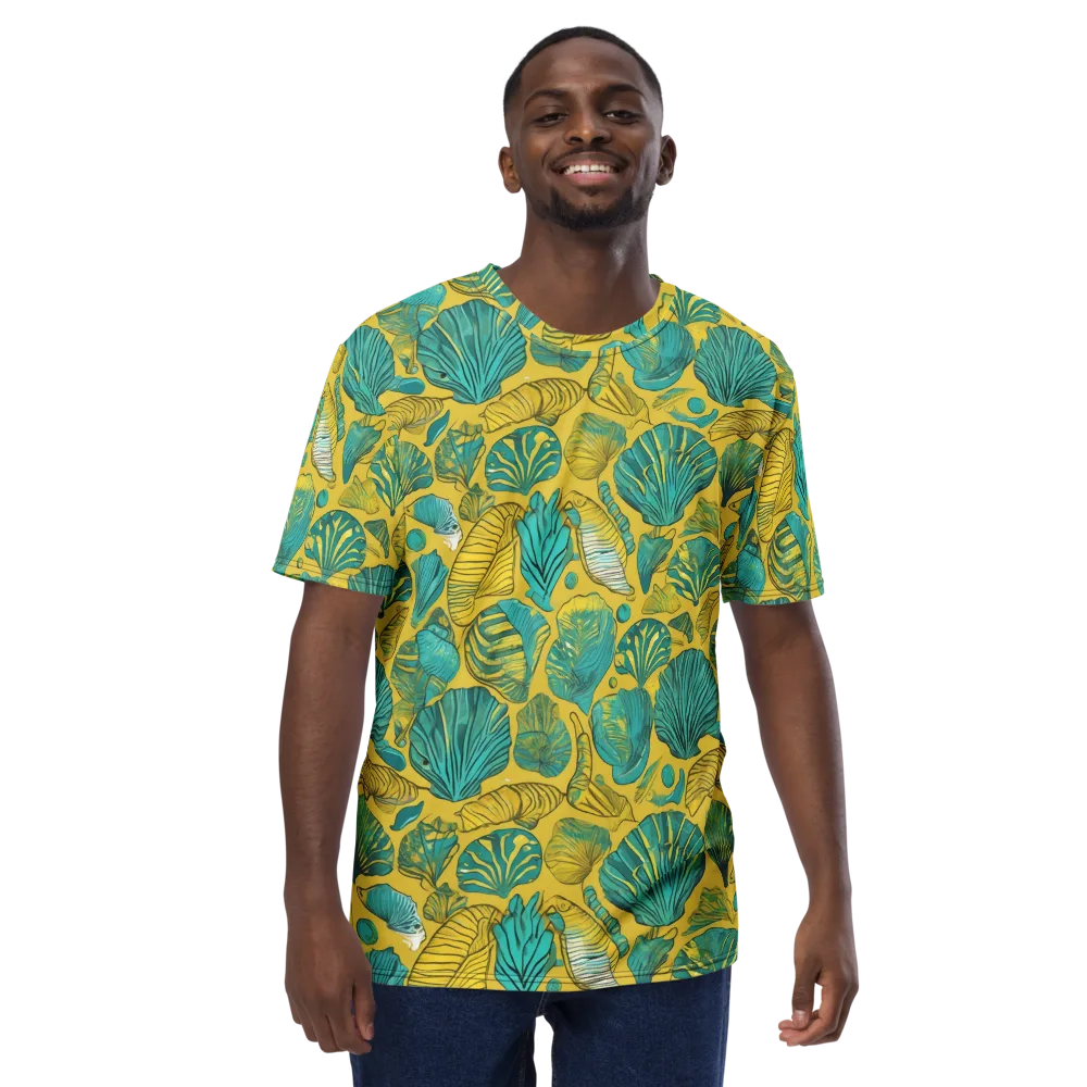 Tropical Tidal on Men's Crew Neck T-Shirt — Front