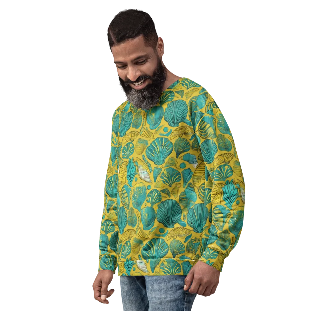 Tropical Tidal on Sweatshirt — Left Front