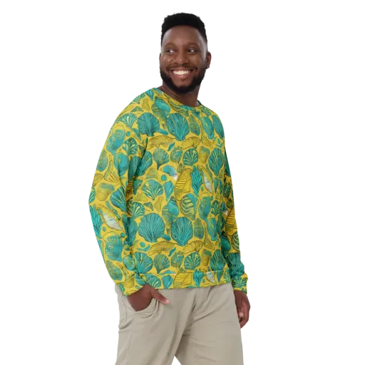 Tropical Tidal on a Sweatshirt