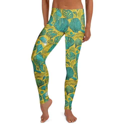 Tropical Tidal on a Leggings