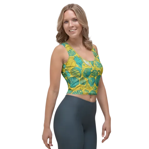 Tropical Tidal on a Crop Top