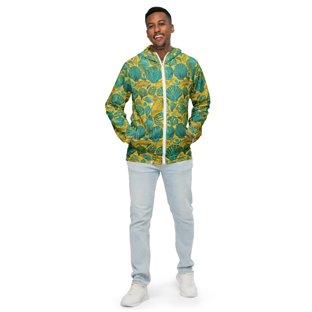Tropical Tidal on Men's Windbreaker — Front