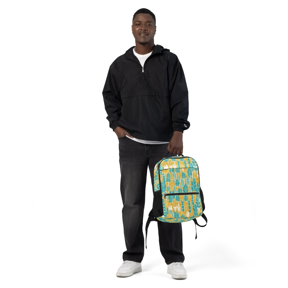 Marigold Canopy on Utility Backpack — Front
