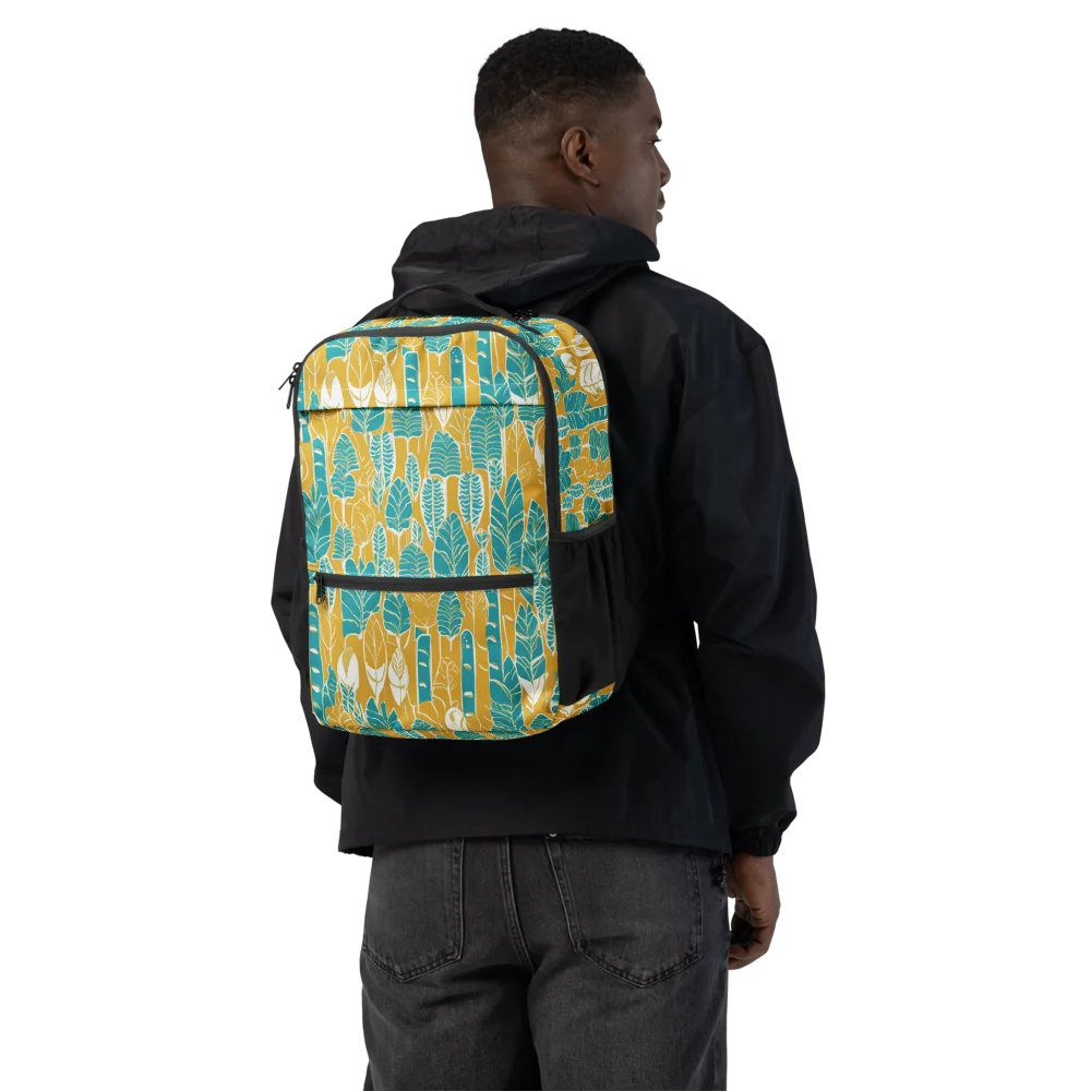 Marigold Canopy on Utility Backpack — Back
