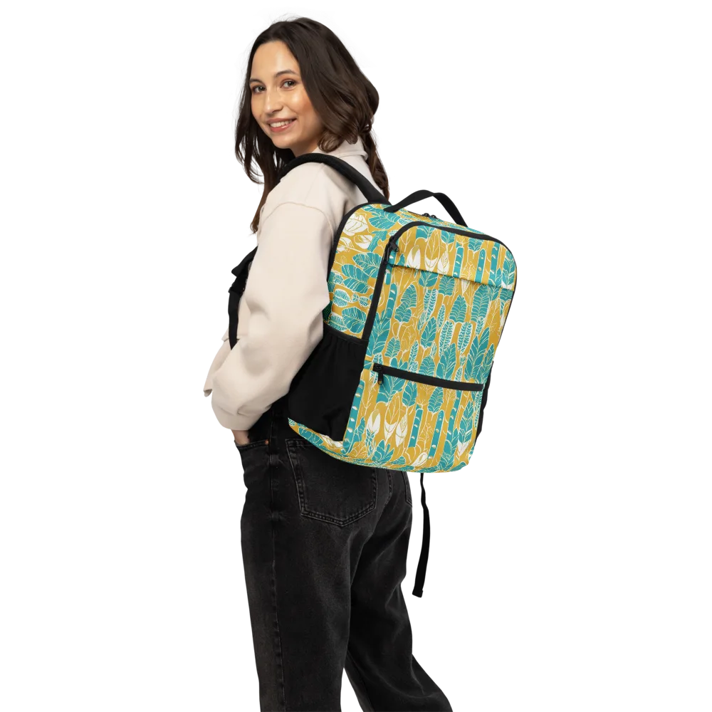 Marigold Canopy on Utility Backpack — Back