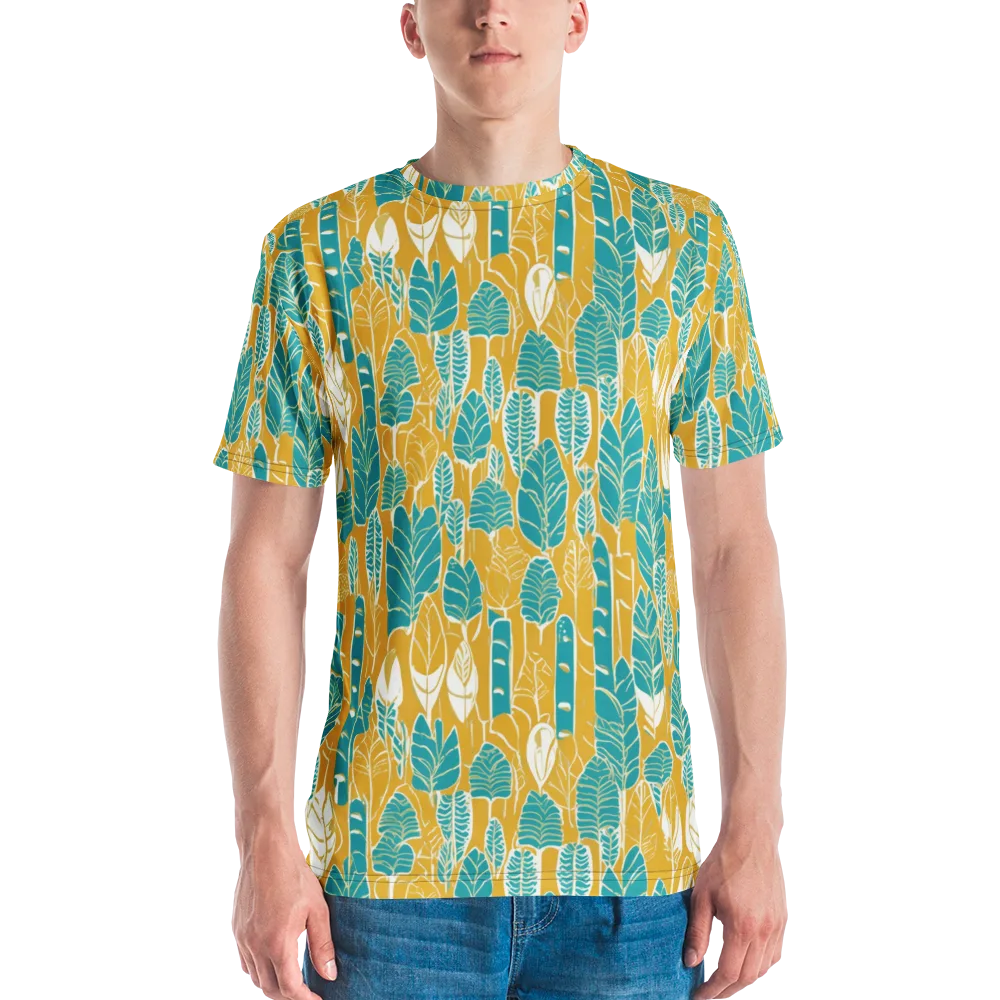Marigold Canopy on Men's Crew Neck T-Shirt — Front