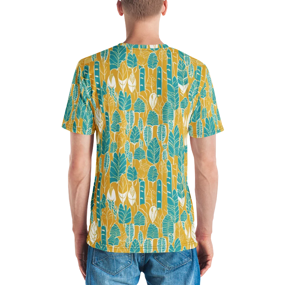 Marigold Canopy on Men's Crew Neck T-Shirt — Back