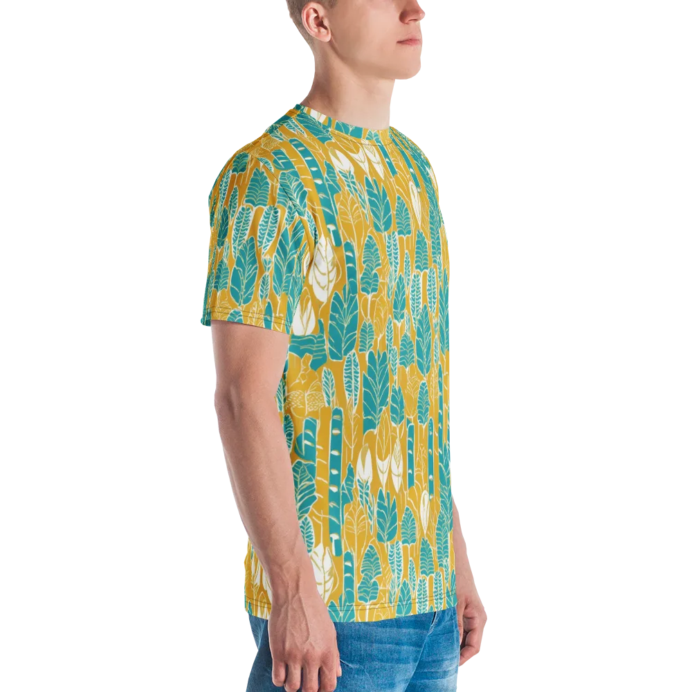 Marigold Canopy on Men's Crew Neck T-Shirt — Right