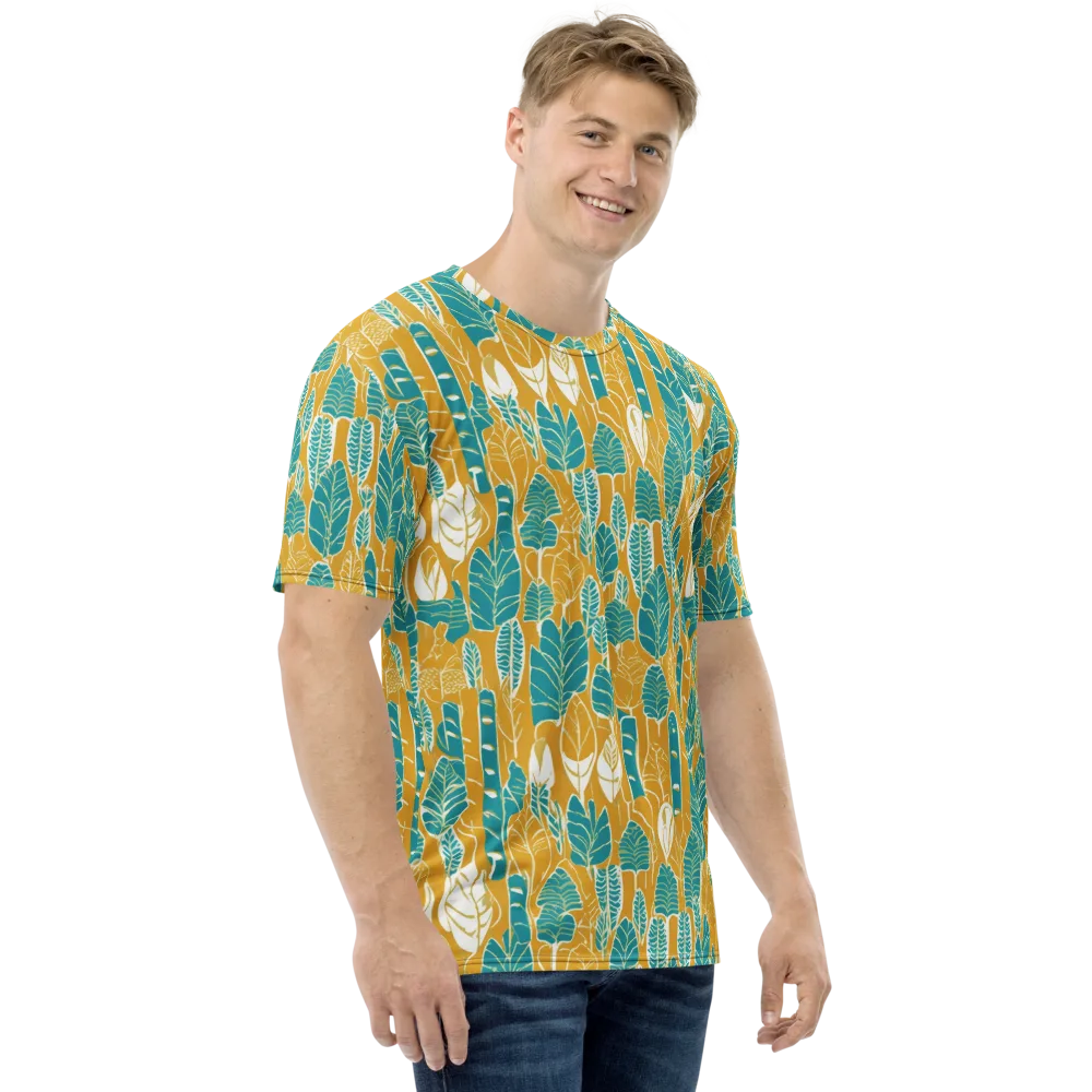 Marigold Canopy on Men's Crew Neck T-Shirt — Right