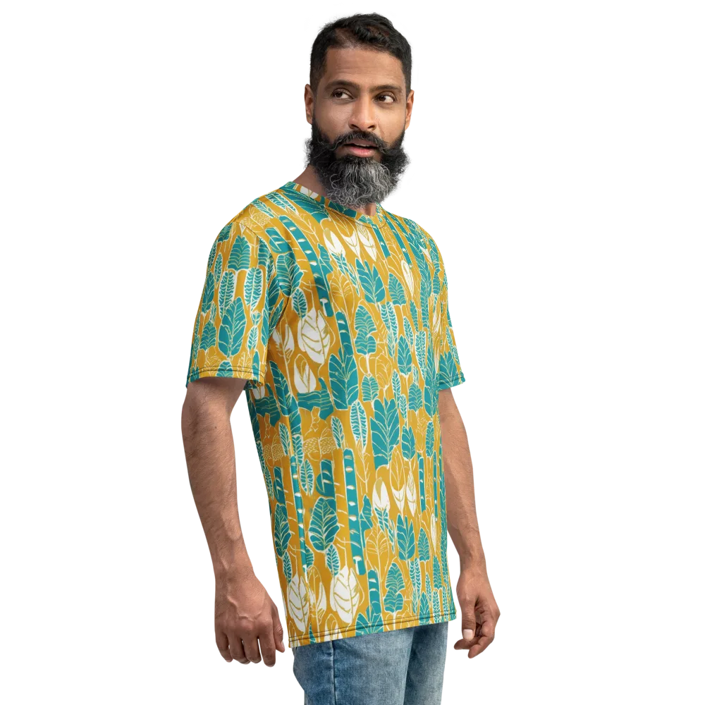 Marigold Canopy on Men's Crew Neck T-Shirt — Right