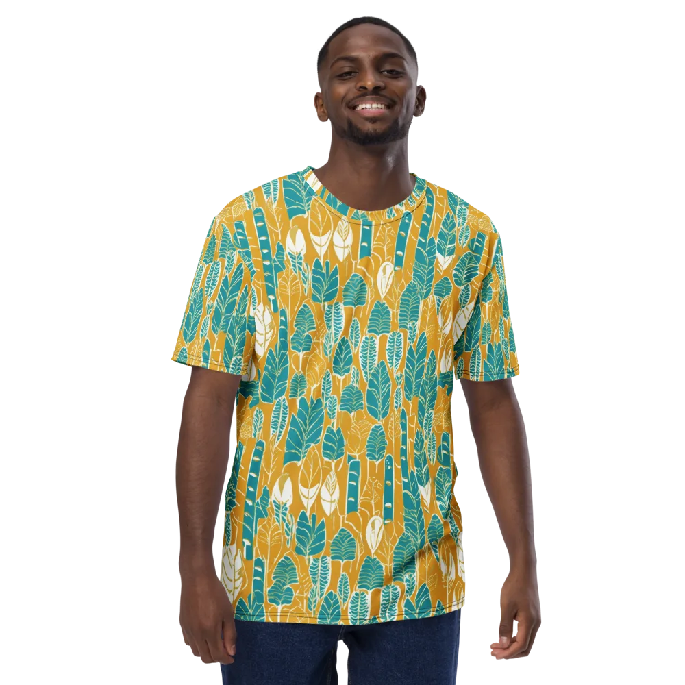 Marigold Canopy on Men's Crew Neck T-Shirt — Front