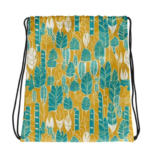 Marigold Canopy on a Drawstring Bag