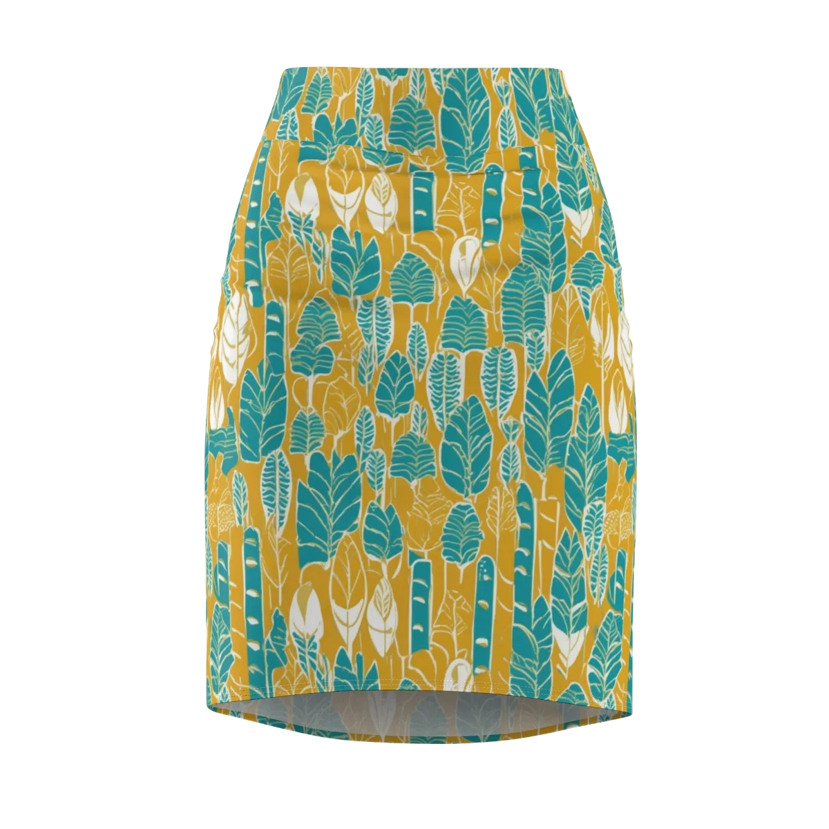 Marigold Canopy on Pencil Skirt — Front