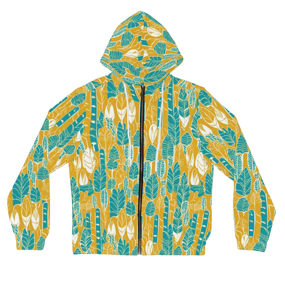 Marigold Canopy on Women's Full-Zip Hoodie — Front