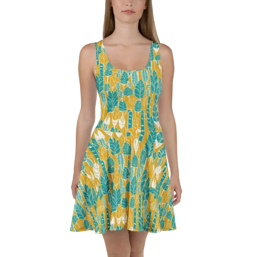 Marigold Canopy on a Skater Dress