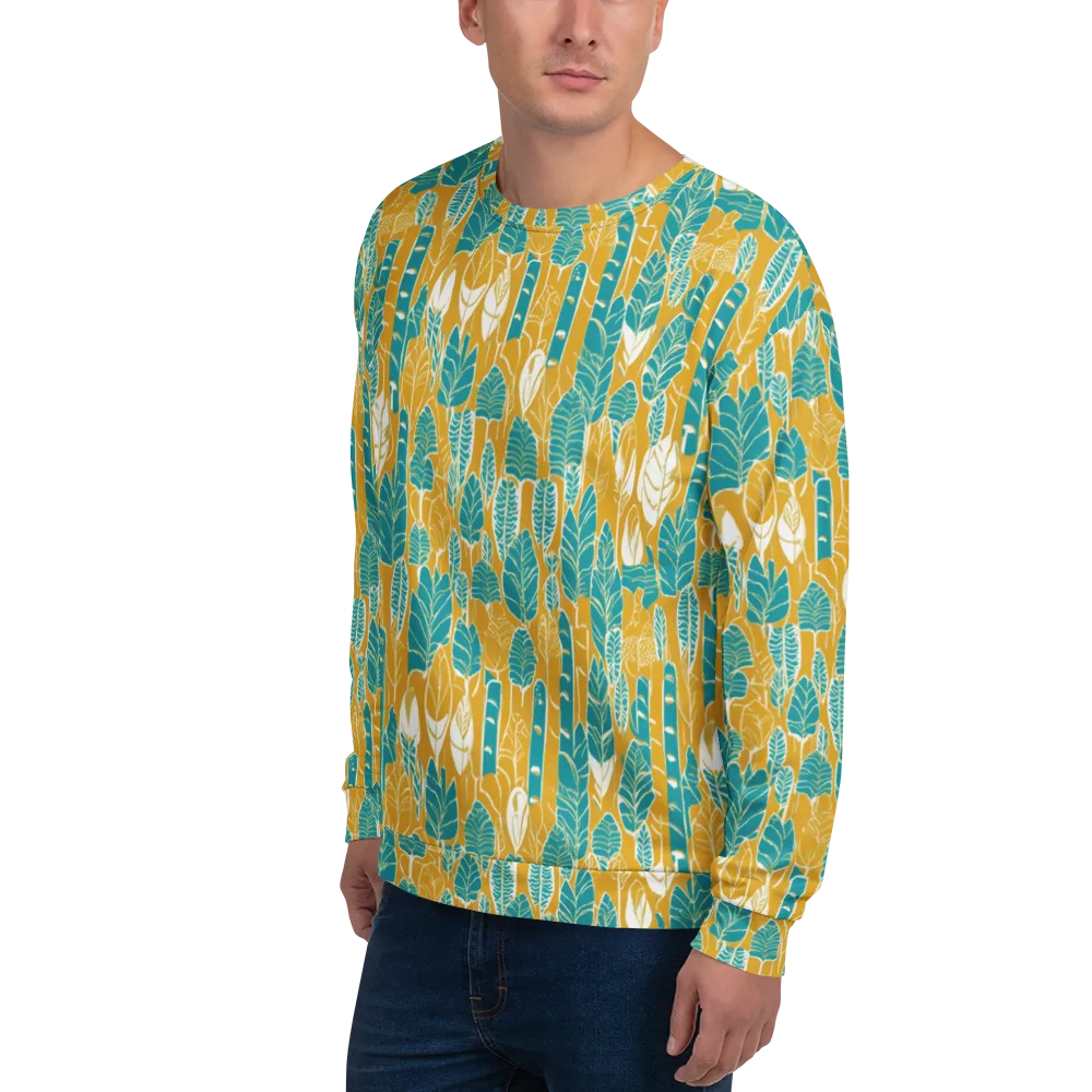 Marigold Canopy on Sweatshirt — Left Front