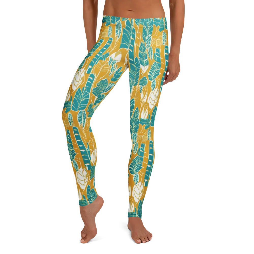 Marigold Canopy on Leggings — Front