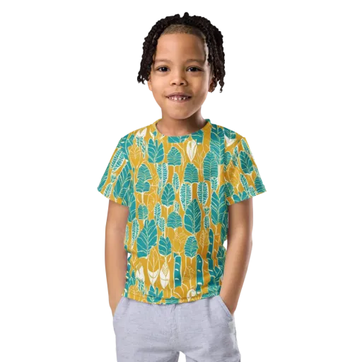 Marigold Canopy on a Kids Crew Neck T-Shirt