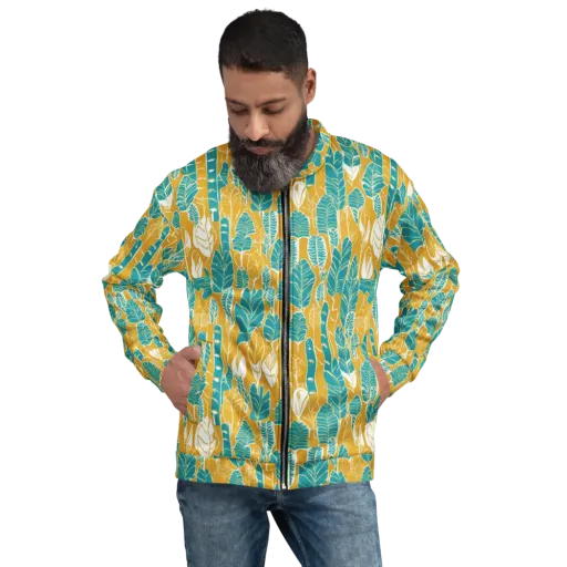 Marigold Canopy on a Bomber Jacket