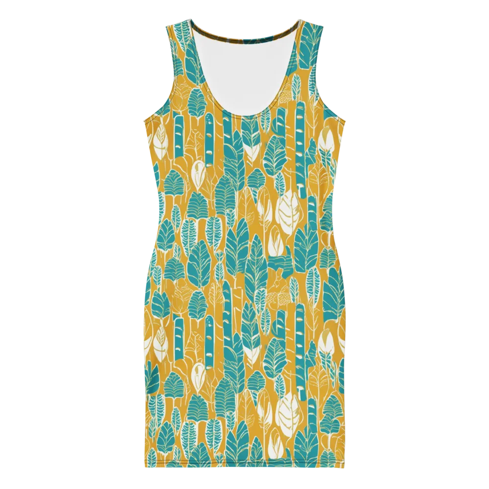 Marigold Canopy on Bodycon Dress — Front