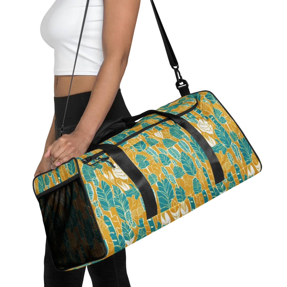 Marigold Canopy on Duffle Bag — Front