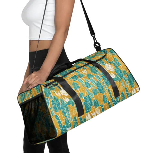 Marigold Canopy on a Duffle Bag