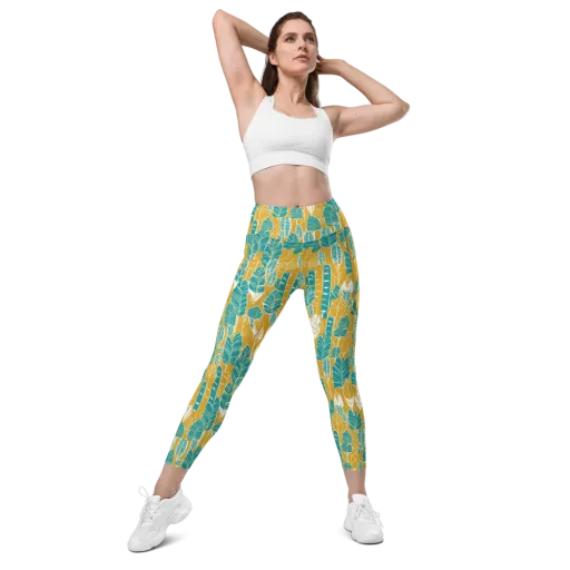 Marigold Canopy on a Leggings with Pockets